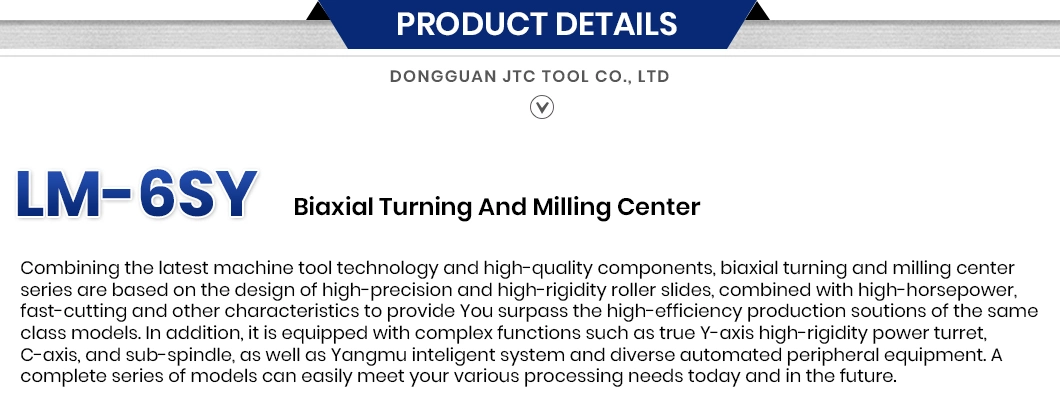 Jtc Tool Vertical Lathe China Manufacturing Aluminum Milling Machine Nc Studio Control System Lm-6sy Turning Milling Machining Part