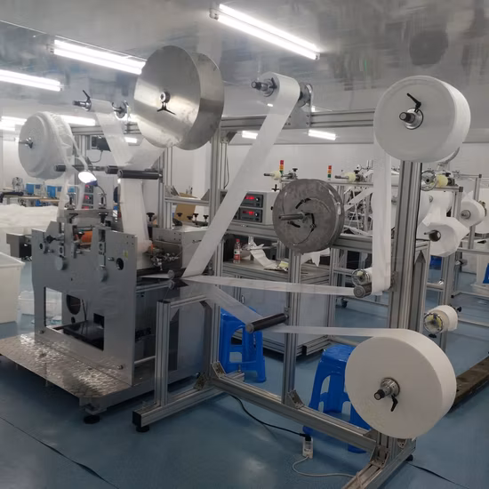 China Manufacturer Top Quality Nonwoven Inside Ear Loop KN95 N95 Dust Face Mask Making Machine Maker Machine