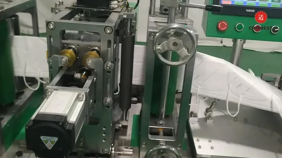 Aluminium Alloy KN95 Full Automatic Folding Mask Making Machine