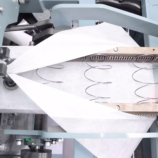 Automatic Pocket Spring Assembly Gluing Mattress Machine